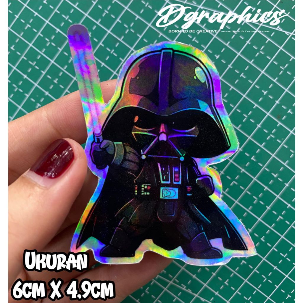 

Sticker Hologram Darth Vader Pedang