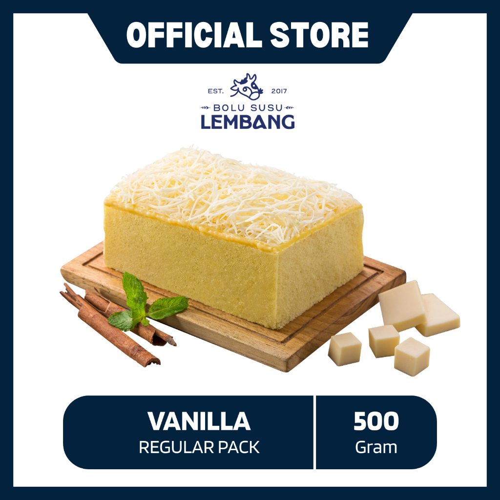 

Bolu Susu Lembang Vanila - Reguler Pack (550gr)