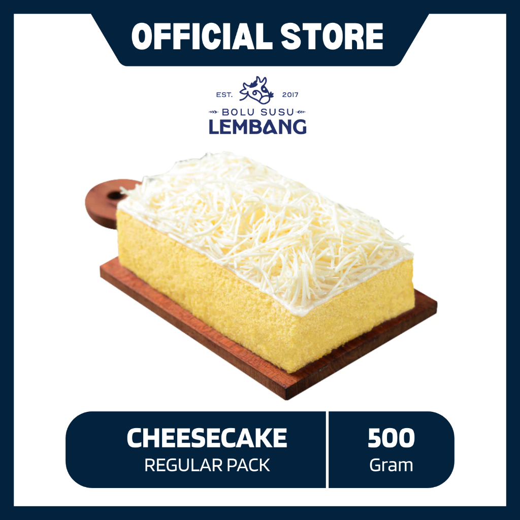 

Bolu Susu Lembang Cheese Cake - Reguler Pack (500gr)