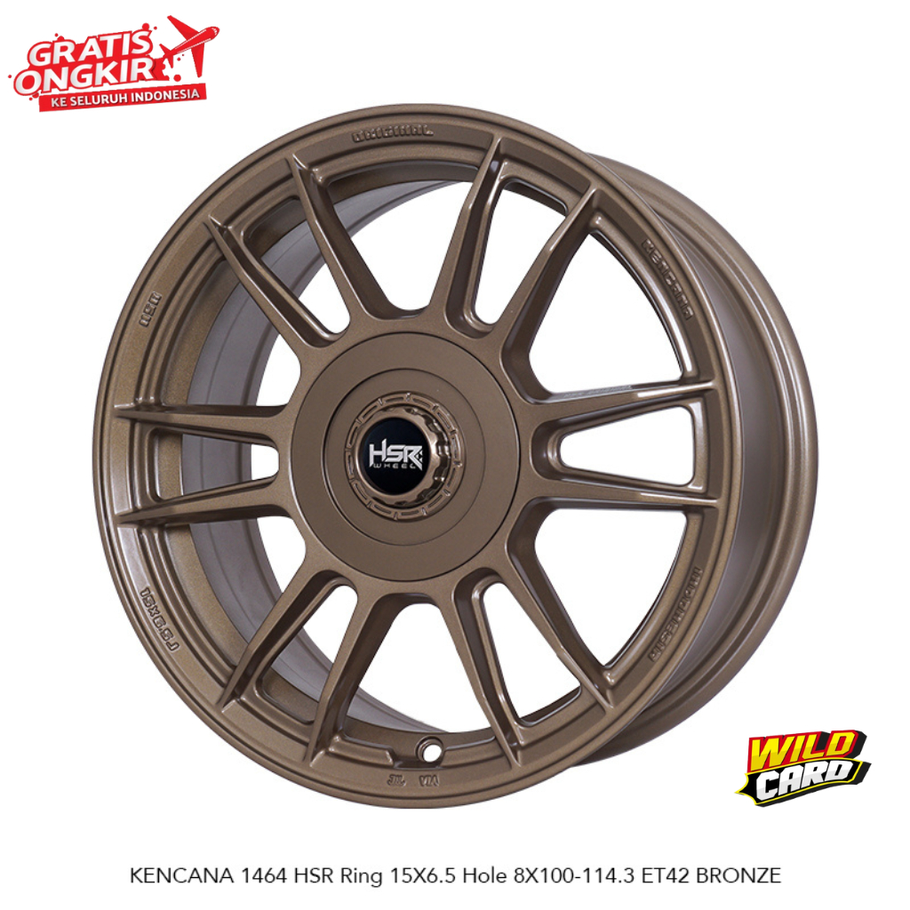 Ready Velg HSR Design Terbaru HSR KENCANA R15 pnp  Kijang LGX Avanza Corola dll
