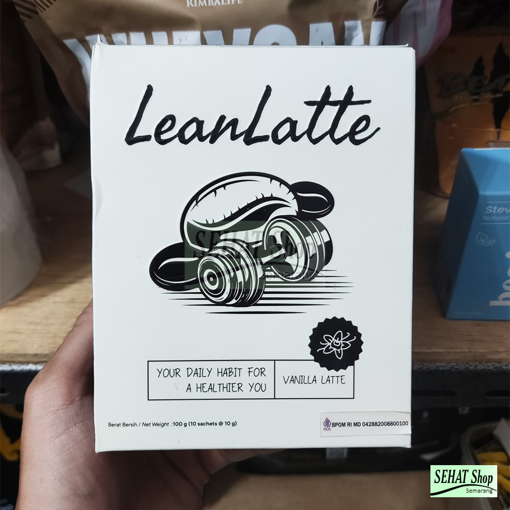 

Lean Latte Kopi Fat Burner + L-Carnitine 1 Box 10 Sachet Coffe Diet