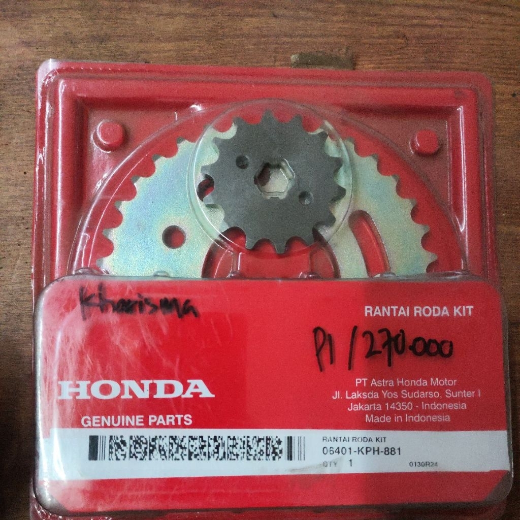 06401 KPH 881 GEAR PAKET KARISMA ASLI HONDA