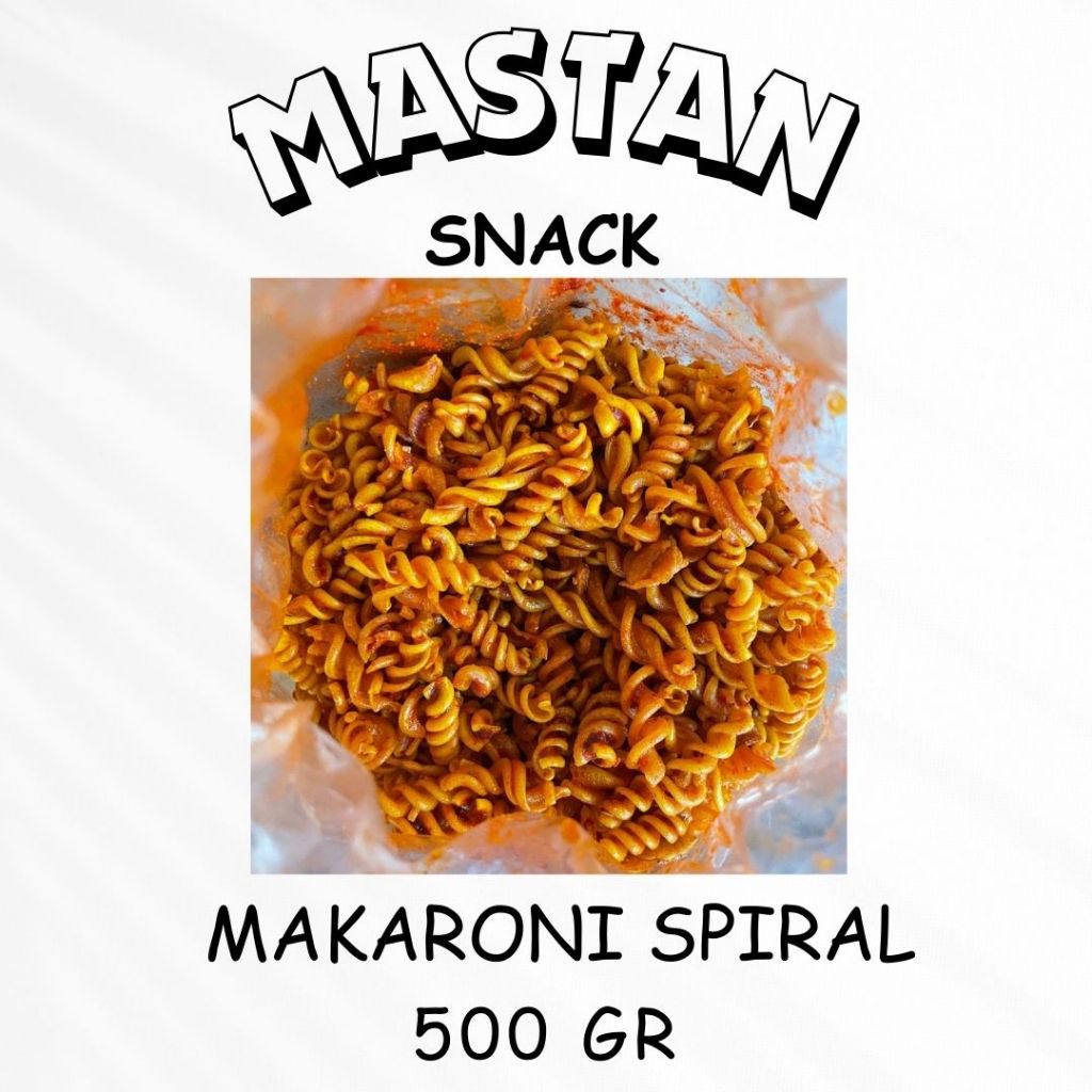 

[500gr] Cemilan Makaroni Spiral Balado Pedas Renyah