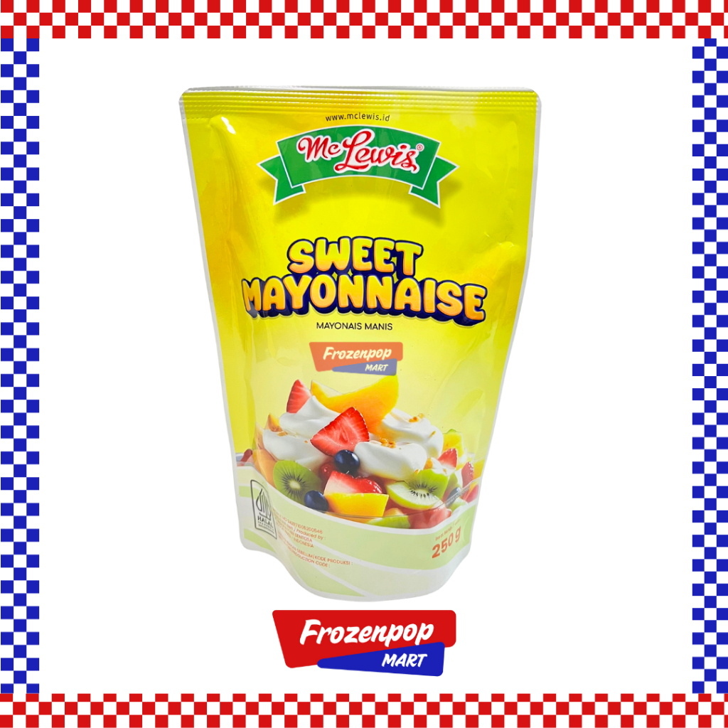 

Mc Lewis Sweet Mayonnaise 250gr / Mc Lewis Mayones Mayonaise Manis 250gr