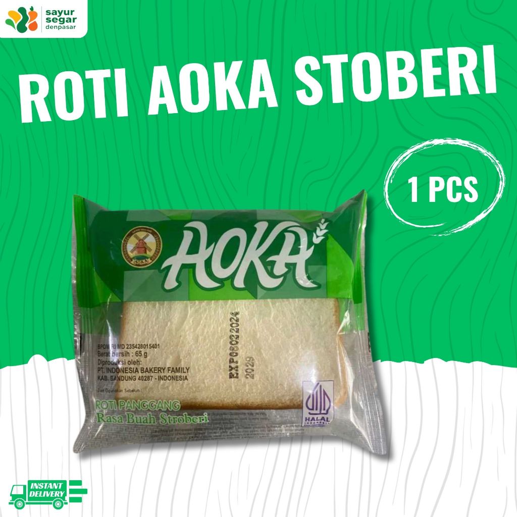 

Roti Aoka Stoberi 1 pcs - Sayur Segar Denpasar
