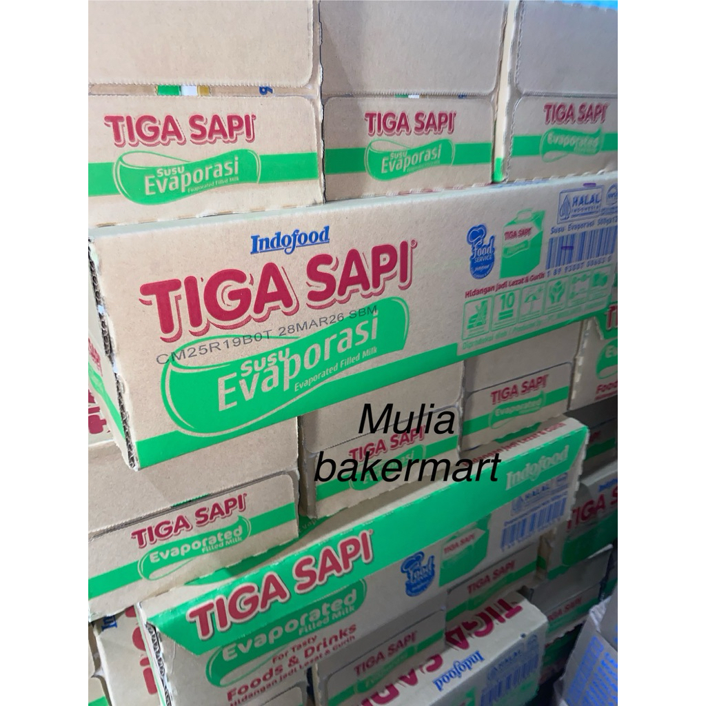 

SUSU EVAPORASI TIGA SAPI 500 gr x 12 Pak | 1 DUS