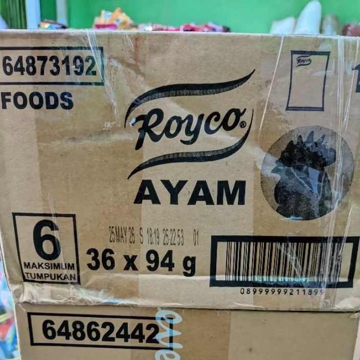 

Royco ayam 94g 1 dus isi 36