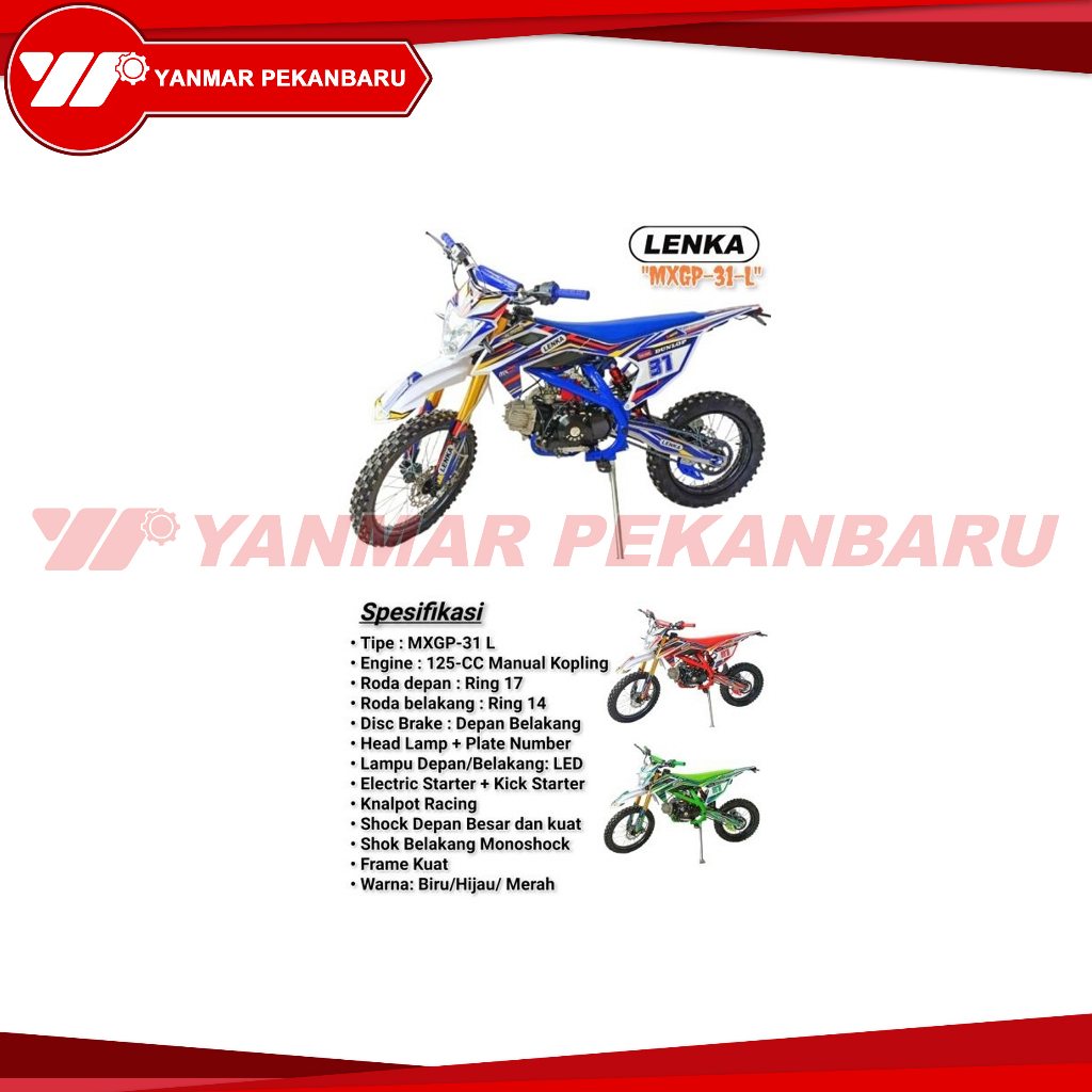 Motor Cross Mini Trail 125 CC LENKA MXGP 31