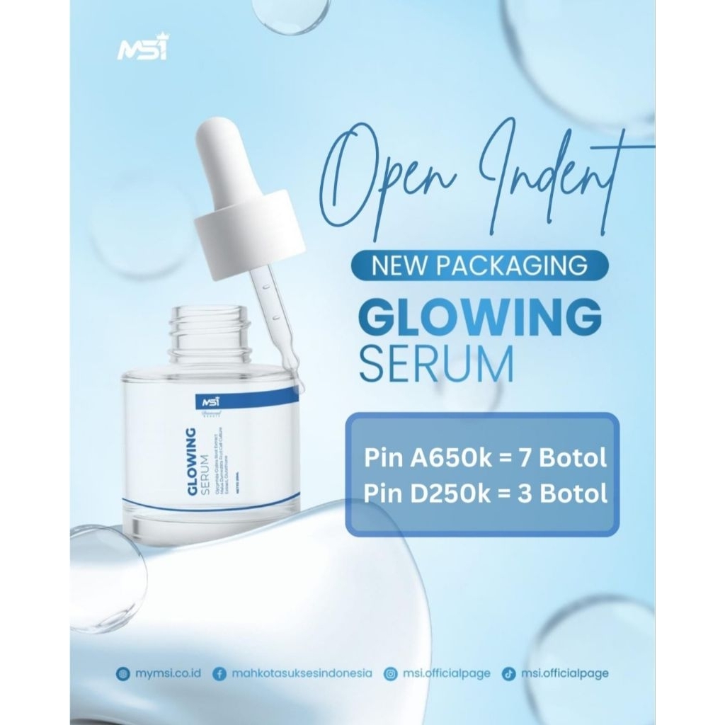 SERUM GLOWING MSI ORIGINAL