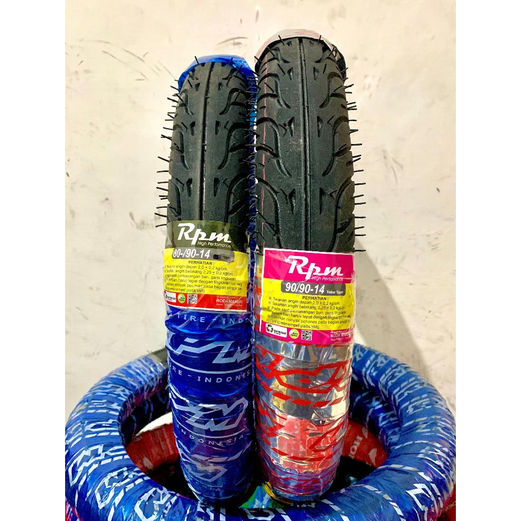 BAN RPM 80/90-14 BAN RPM 90/90-14 RING 14 ban tubetype ban metic ban r14 ban montor ban 80/90-14 ban