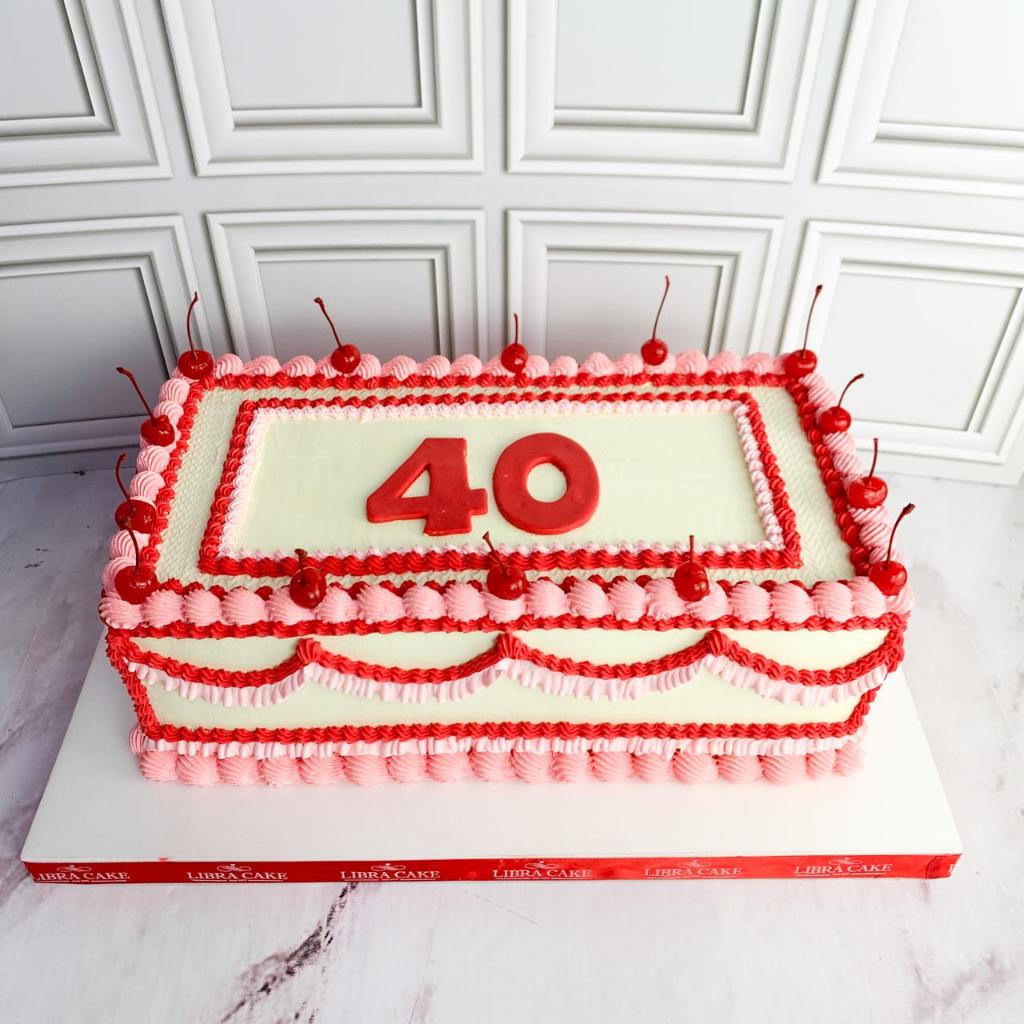 

Kue Ulang Tahun/Birthday Cake/Kue Ultah tema Cherry Aesthetic/Kue Birthday jakarta