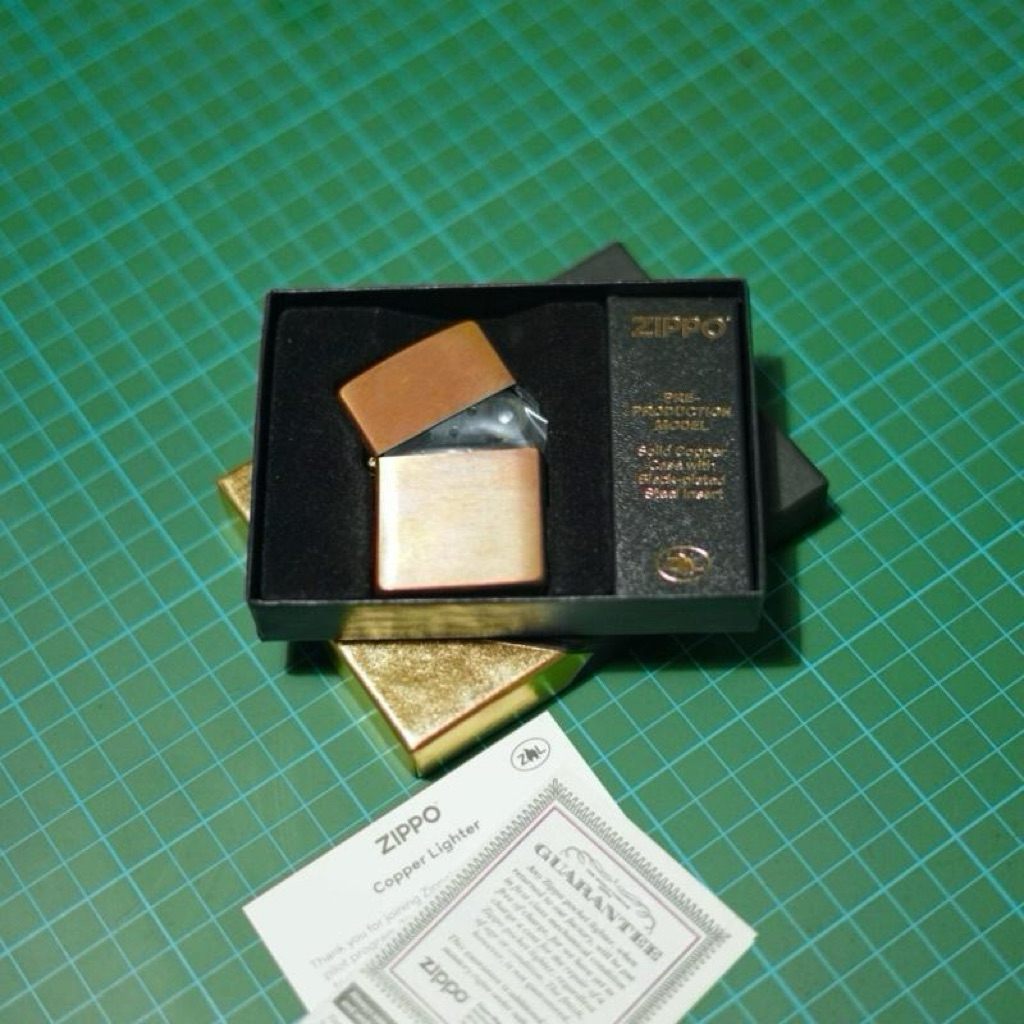 Zippo Solid Copper 48107 Original [NEW] (SOLD)
