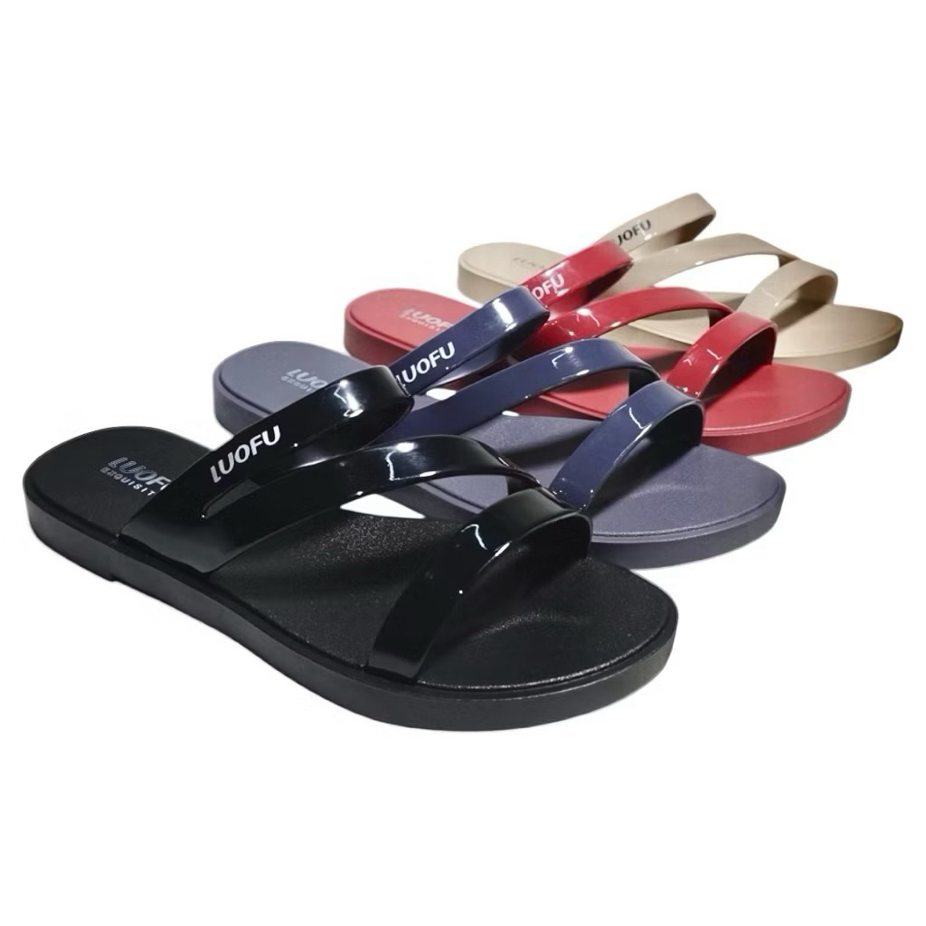 Sandal Selop Karet Wanita Luofu - 2317