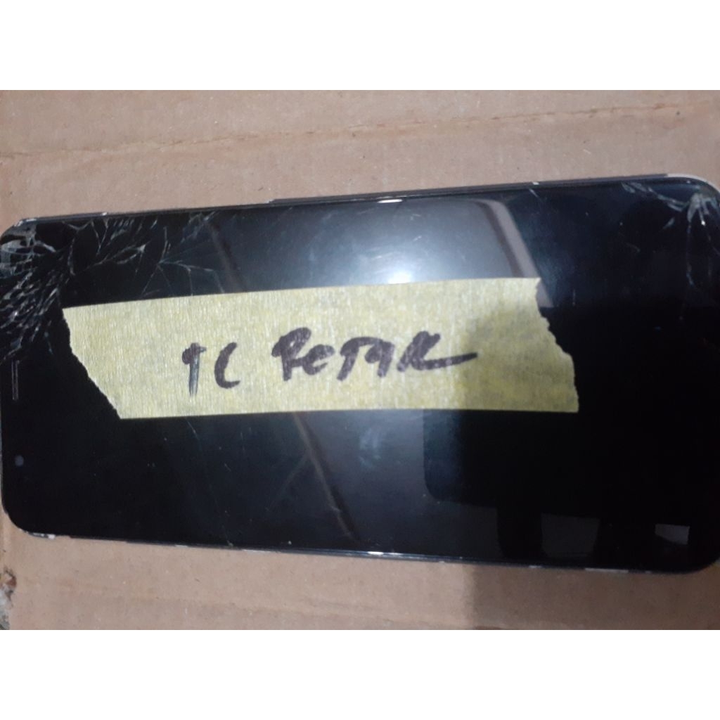 Lcd Tc retak Hp Luna V57 Ori cabutan normal