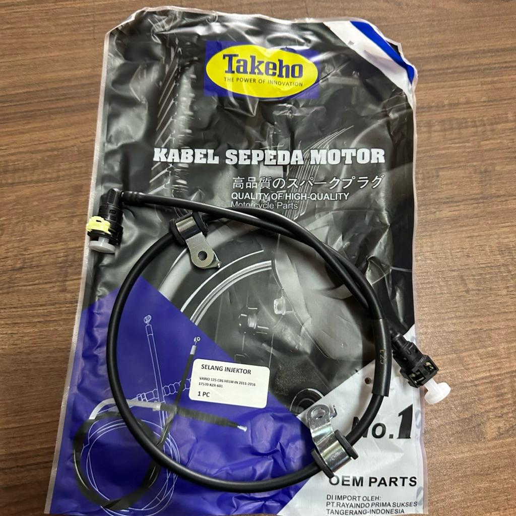TAKEHO KZR SELANG INJEKTOR BENSIN INJECTOR HOSE COMP KABEL SEPEDA FUEL FEED INJECTION MOTOR VARIO 12