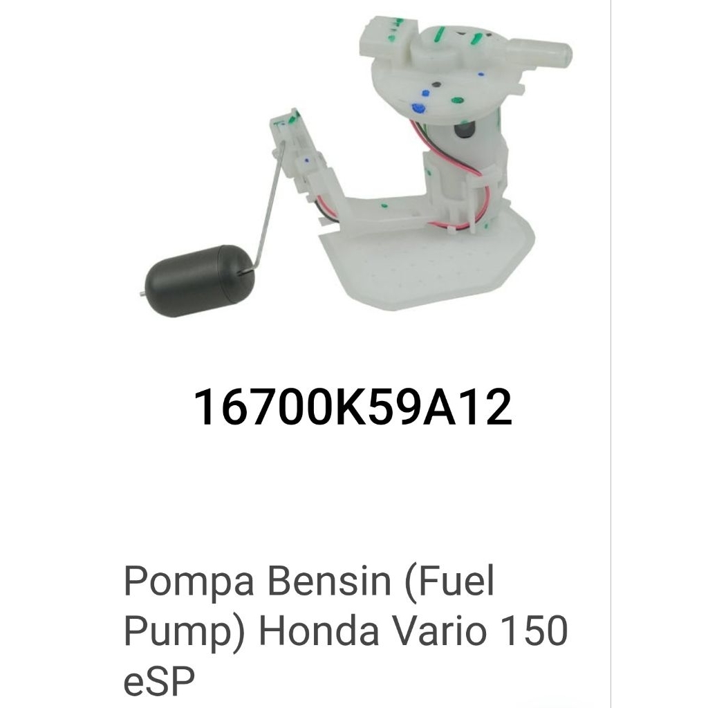 16700K59A12 Fuel Pump Vario 150 eSP K59 2015-2018 Asli Atau Ori Honda AHM