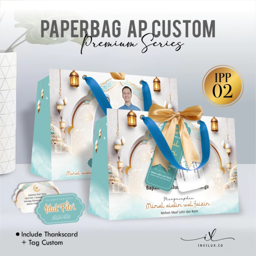 

PAPER BAG CUSTOM FOTO SENDIRI - PAPER BAG KADO SPACE JUMBO - PAPERBAG ISLAMIC PREMIUM PAPER (IPP)