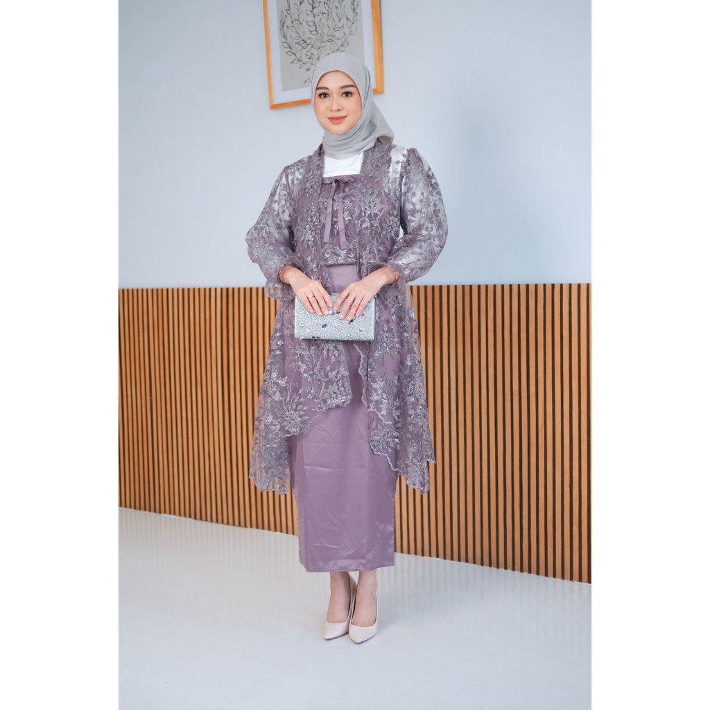 Widuri by Miss Nomi - Dress Lebaran - Dress Pesta - Dress Brukat - Dress Kondangan