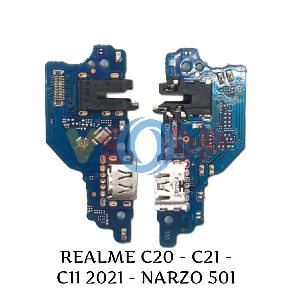 Konektor Charger / Headset Realme C20 / C21 / C11 2021 / Narzo 50i Mic