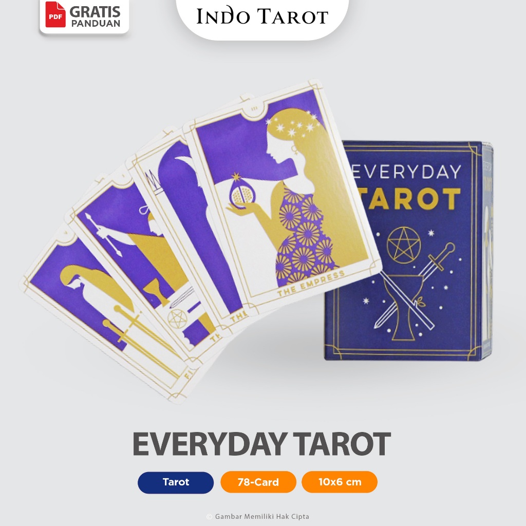 Tarot EveryDay Mini Kartu Tarot Reading - Indo Tarot