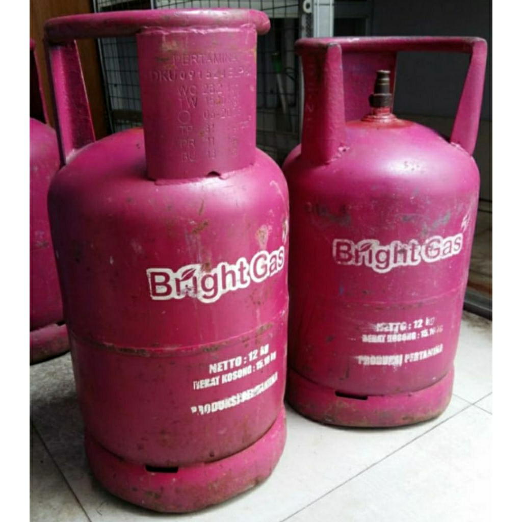 Tabung gas kosong LPG Elpiji Bright 12 kg