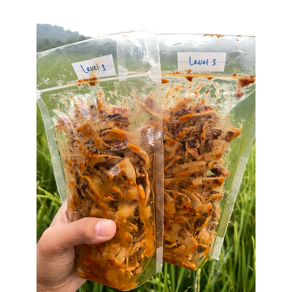 

BASRENG BUMBU KACANG DAUN JERUK 166 gram, PEDAS, MEDOK By Bunda Naira
