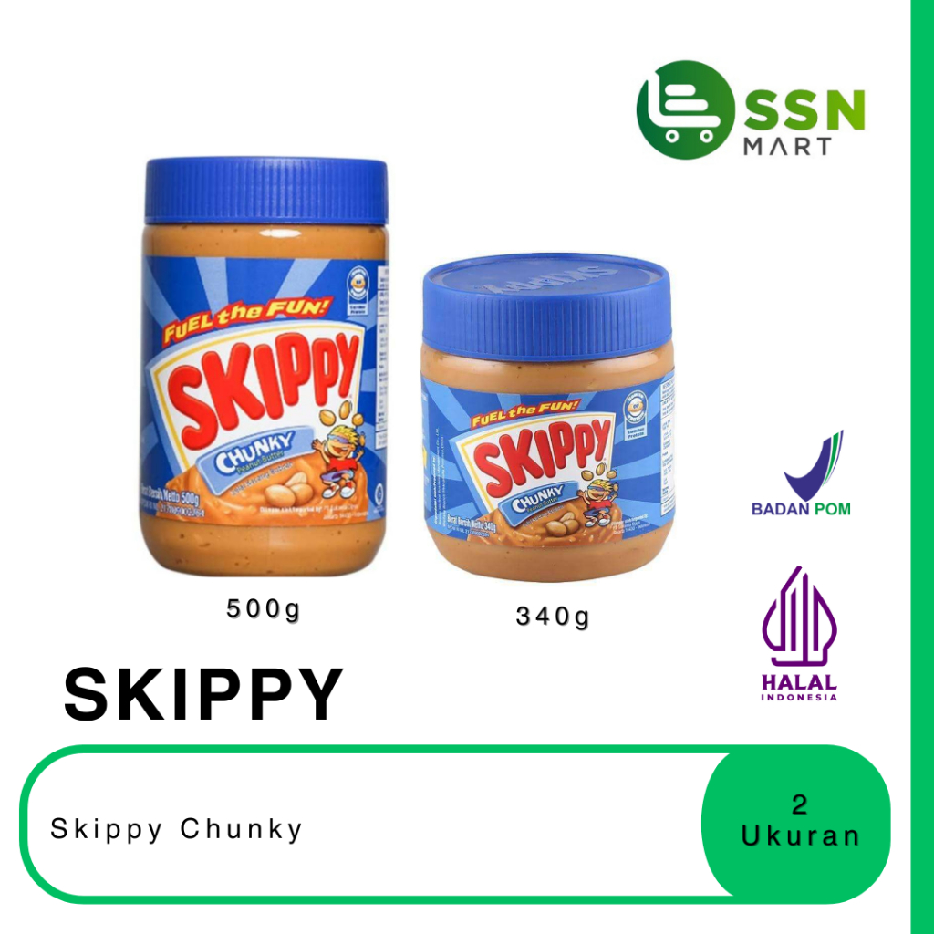 

SSNMart Skippy CHUNKY 2 Ukuran