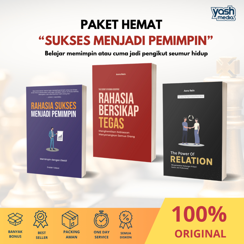Paket Sukses Menjadi Pemimpin [ Rahasia Bersikap Tegas | Rahasia Sukses Menjadi Pemimpin | The Power