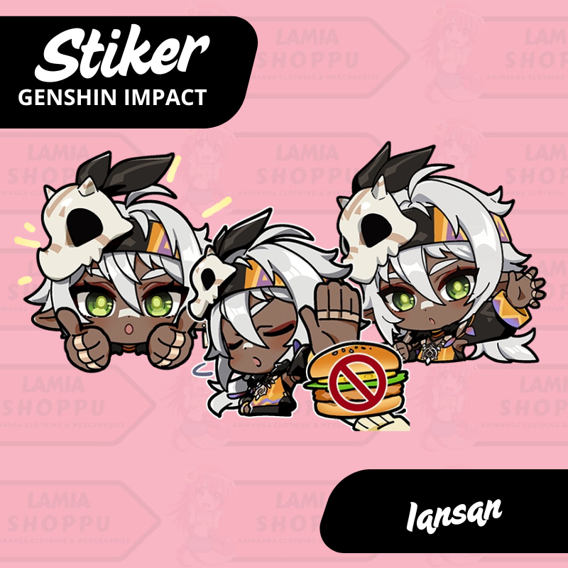 

Stiker Iansan Genshin Impact | Sticker Iansan GI | Stiker Laptop Vinyl Anti Air