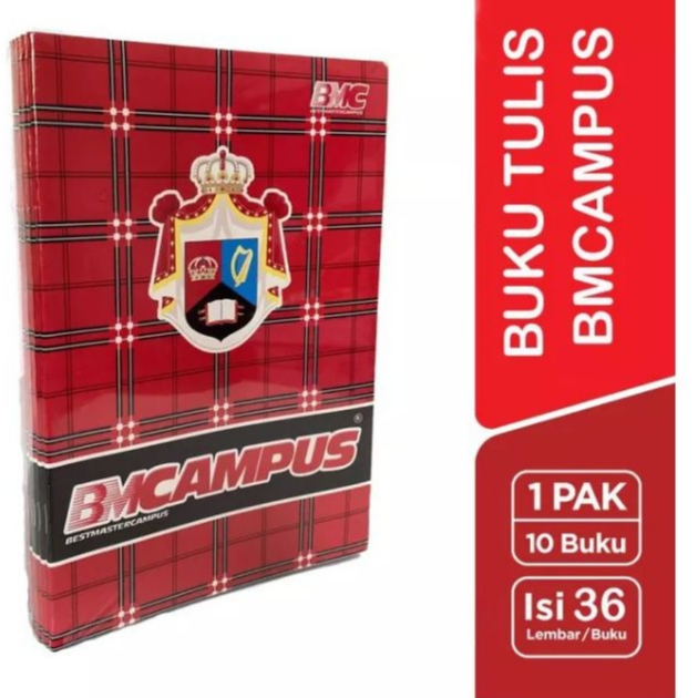 

Buku Tulis BM Campus Isi 36 Lembar 1 Pak Isi 10 Buku Tulis