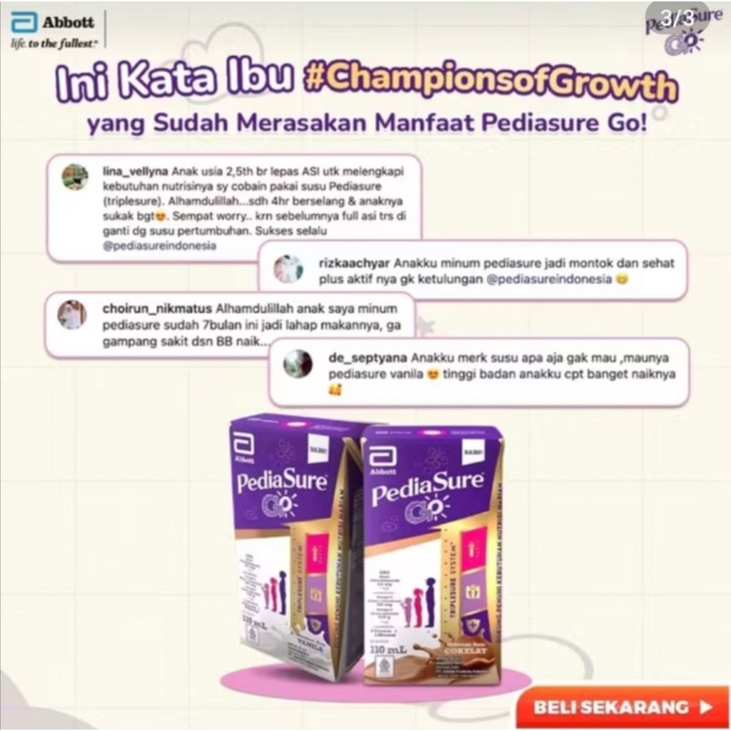 

Pediasure UHT 1x110ml