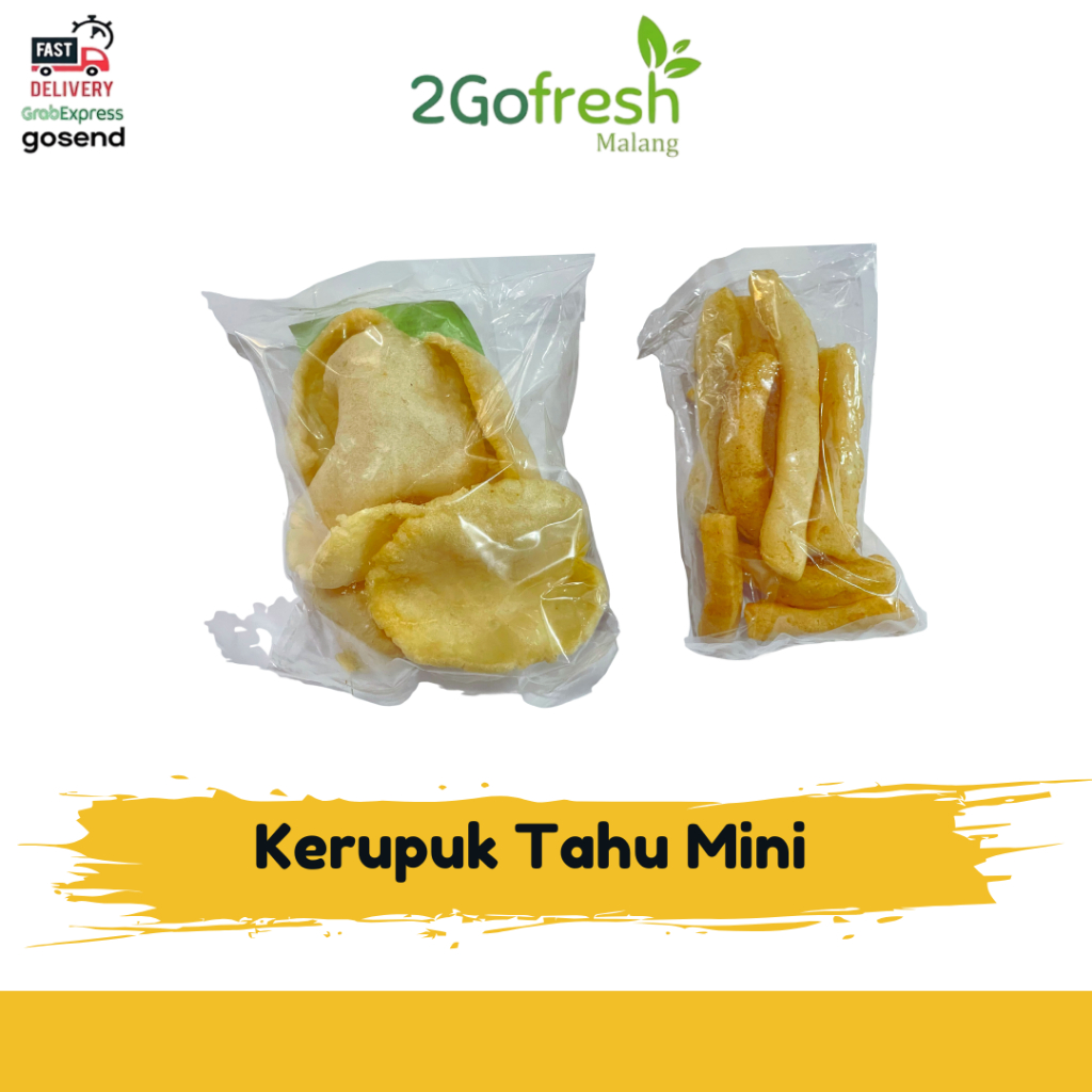 

Kerupuk Tahu Mini / Krupuk Mini | 2Gofresh | Sayuran | Ayam | Ikan | Daging | Dapur | instant | Fresh | Halal |