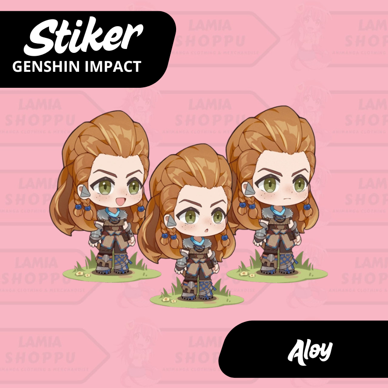 

Stiker Aloy Genshin Impact | Sticker Aloy GI | Stiker Vinyl Anti Air