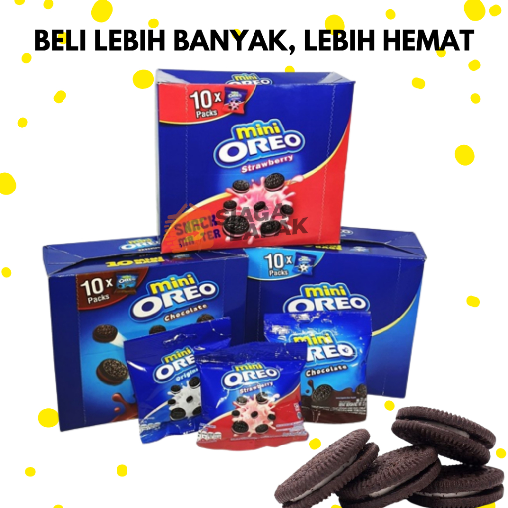 

Mini Oreo ECERAN 1 PCS Biskuit Coklat All Varian Rasa Travel Size [BELI BANYAK LEBIH MURAH]
