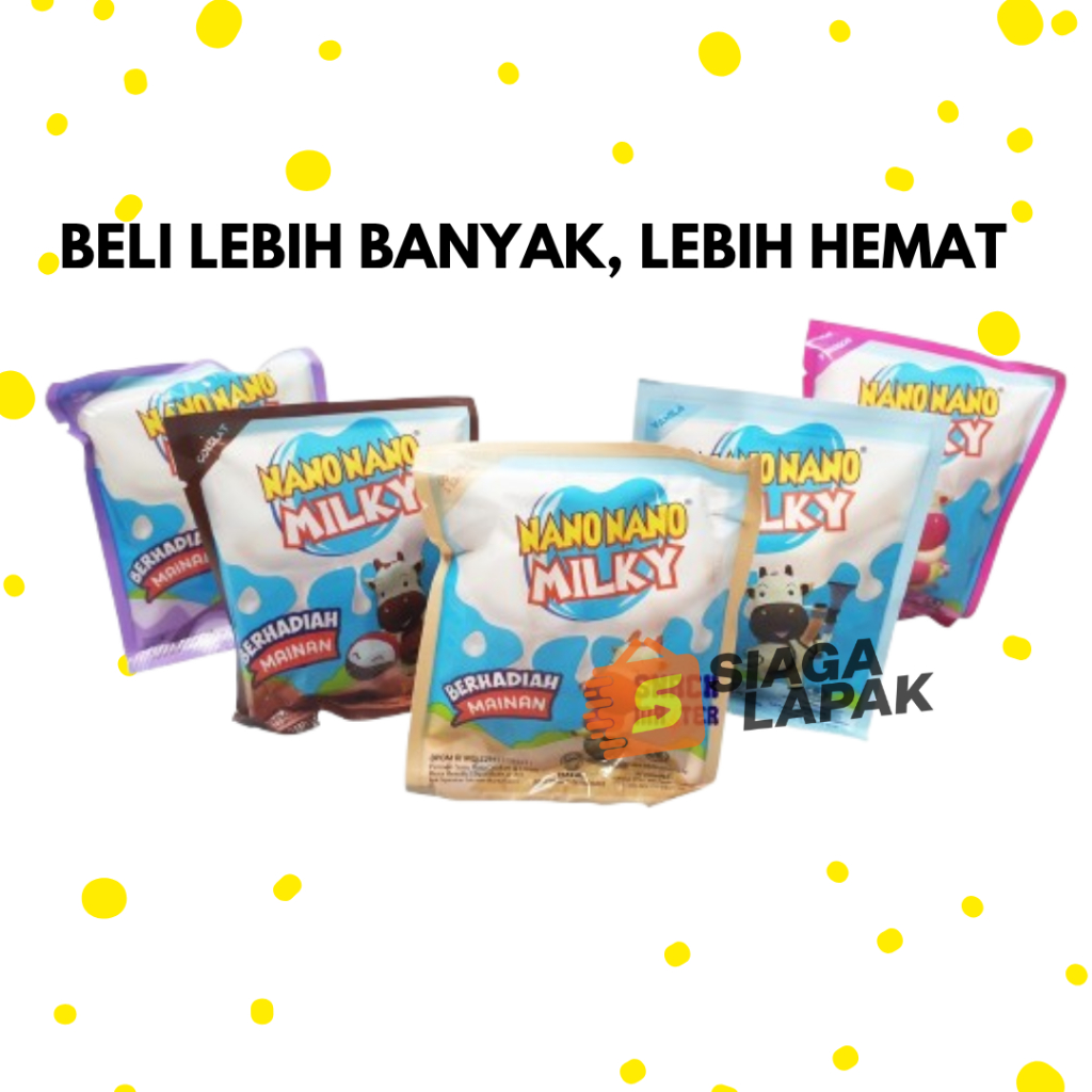 

Nano Nano Milky ECERAN 1 PCS Permen Susu 12gr Aneka Varian Rasa [BELI BANYAK LEBIH MURAH]