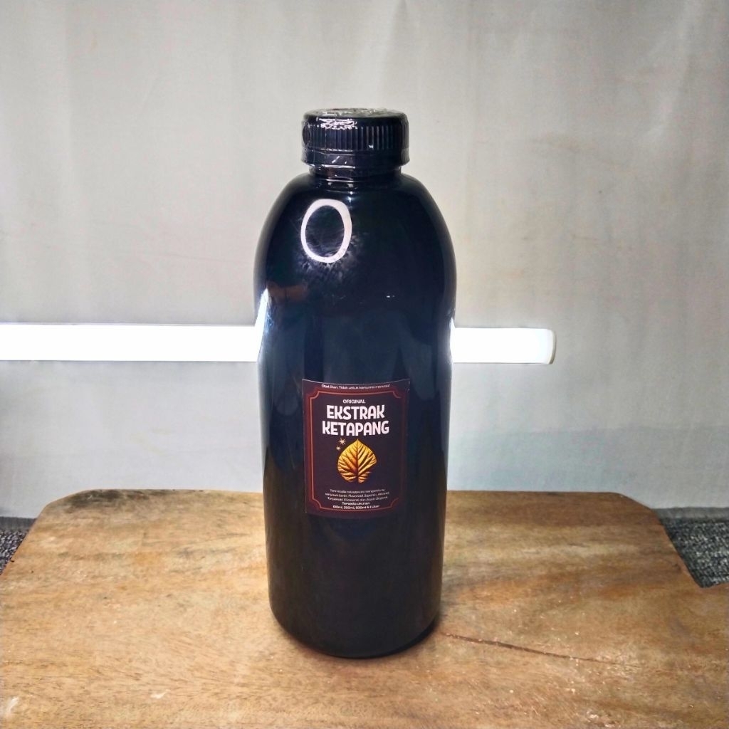 Wulann_Gemintang Ekstrak Ketapang 1 Liter Cairan Super Hitam Pekat Geude Obat Ikan Air Tawar Cegah