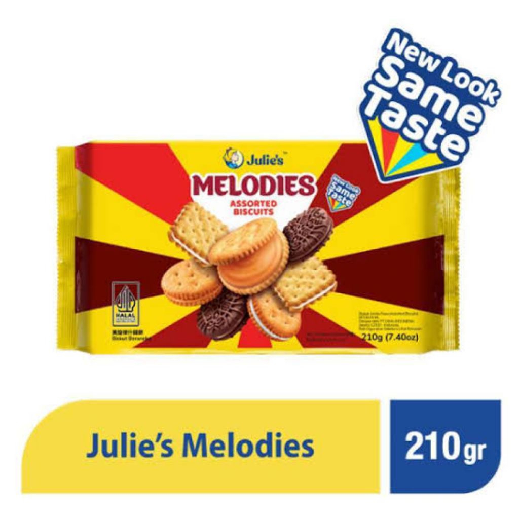 

Julies melodies assorted biscuit / biskuit aneka rasa 210gr