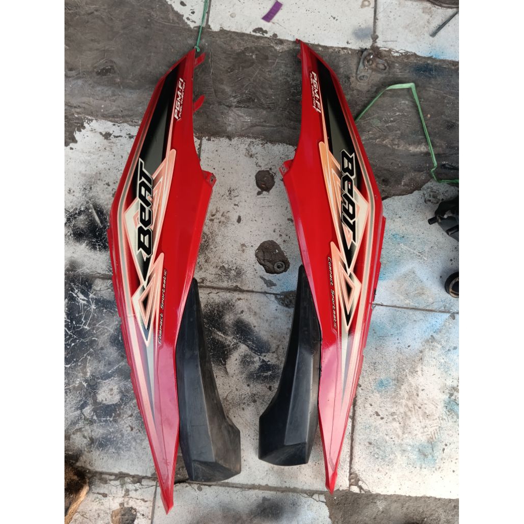 Cover Body Belakang Beat Fi 2013-2016 Original Copotan