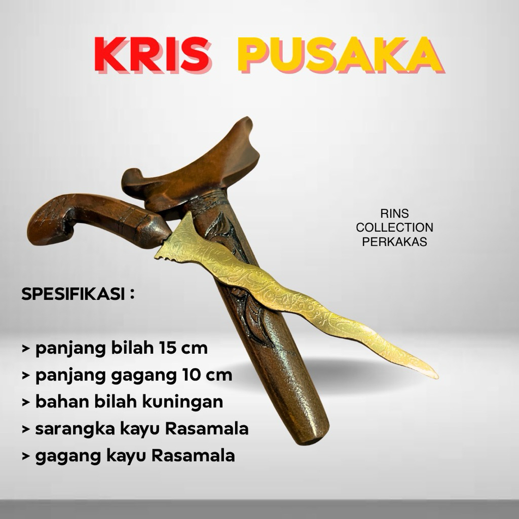 ID KRIS PUSAKA / KRIS KUNINGAN / SOUVENIR KRIS
