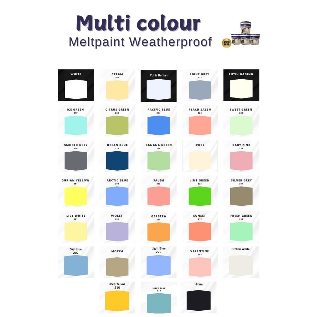 Cat Tembok Meltpaint Weatherproof Original 20 Kg