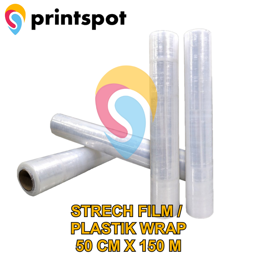

Plastik Wrap / Wraping Plastic / Strech Film 50 cm x 150 meter Packing Kemasan Tahan Anti Air Ekstra Aman