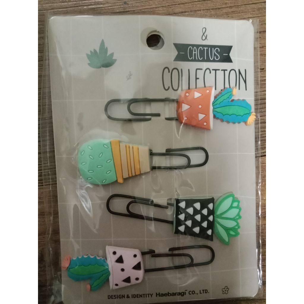 

Bookmark / Pembatas Buku Lucu Edisi Kaktus -Cactus Collection Paper Clip
