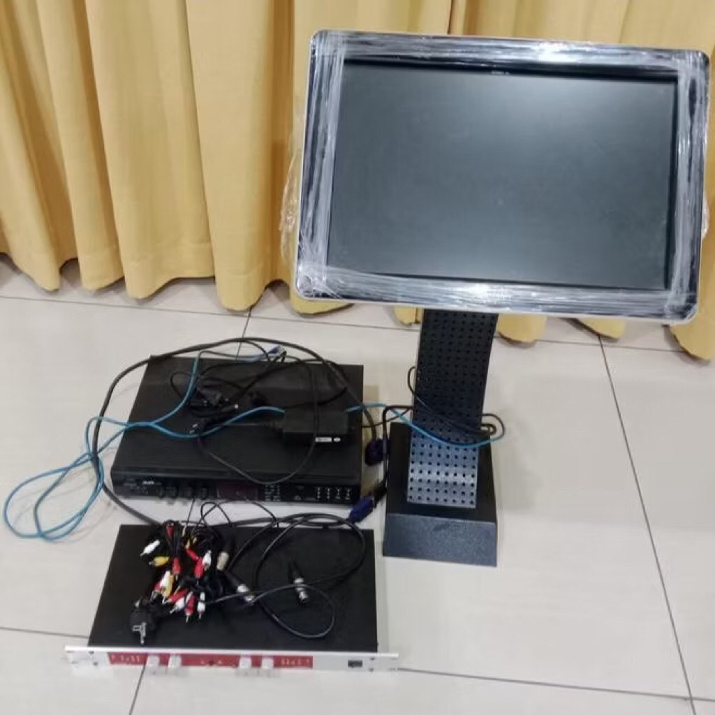 Paket Player Karaoke KJB KJ888 + Layar Monitor Touch Screen 19” Geisler