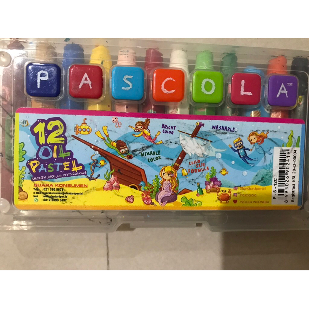 

Oil Pastel Crayon Pascola Isi 12 Preloved