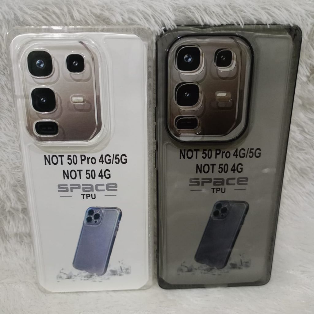 Softcase Casing INFINIX NOT 50/NOT 50 PRO Selikon Trasparan Pelindung belakang HP+Camera