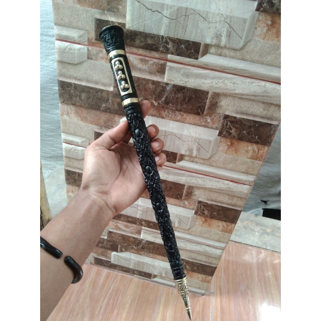 TONGKAT KOMANDO JAKSA FULL UKIR 3D