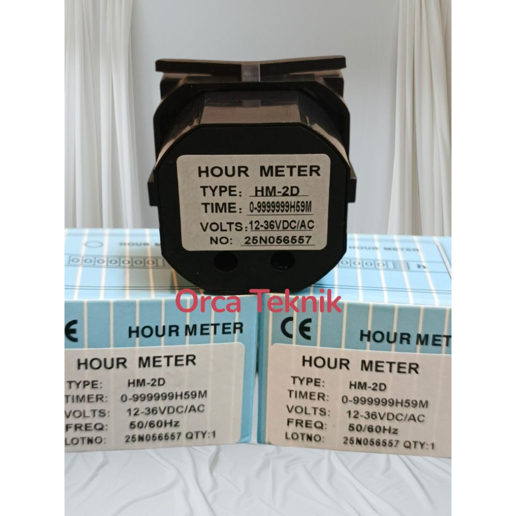 Hour Meter Digital HM-2D 100-240VAC Non Reset / Hour Meter Digital HM-2D 12-36VDC Non Reset / Alat P