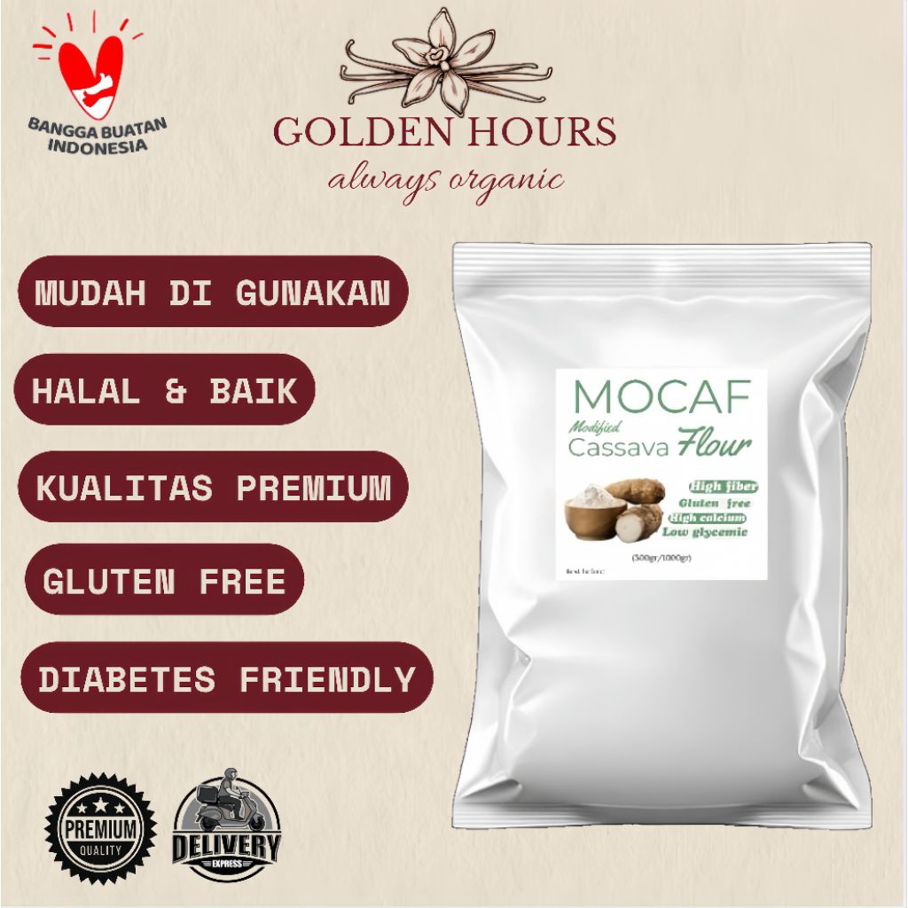 

Tepung Mokaf/Cassava Modified Flour/Tepung Singkong Gluten free