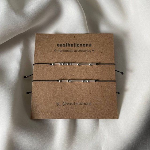 ᝰ. couple sandi morse | couple bracelet | eastheticnona