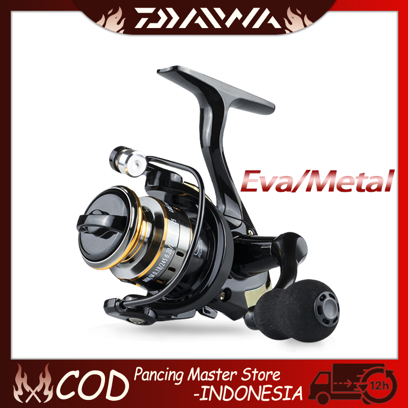 DAIWA Reel Pancing HE1000 - 7000/ Reel Pancing Murah Kuat Power /Gulungan Pancing Ikan Logam Metal C